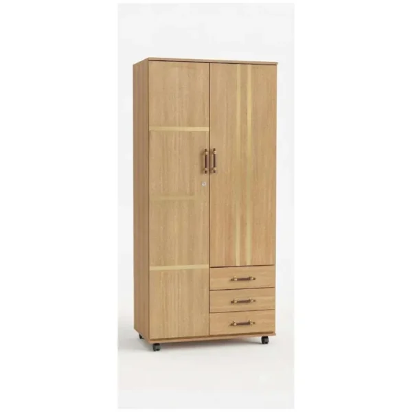 2-Door Wardrobe with Drawers